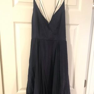 Navy Multi-length Maxi Dress (Never Worn)